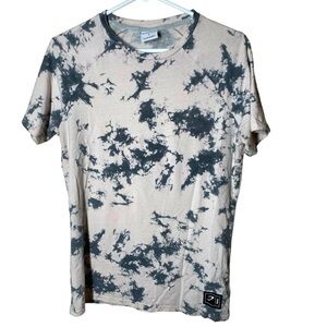 Men’s GYMSHARK Tie Dye Tee Small Gray